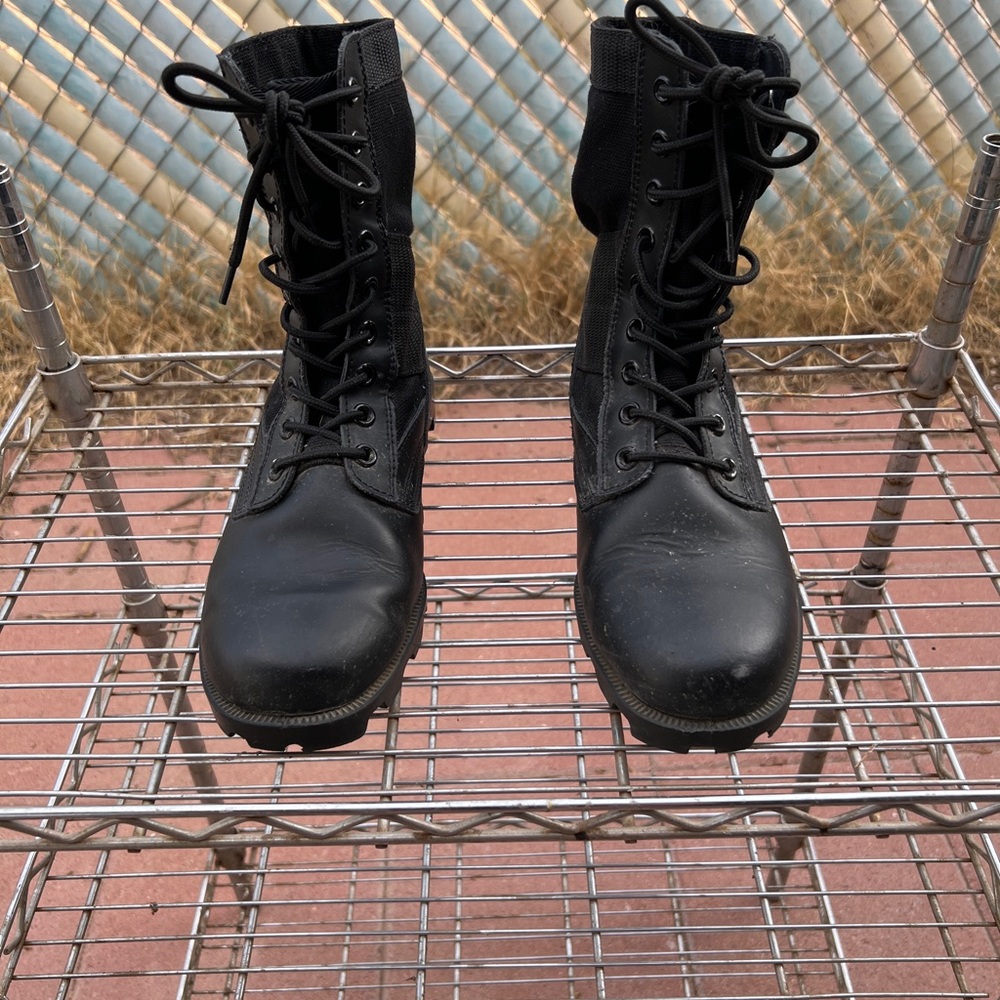 Fox Men's Black Combat Boots